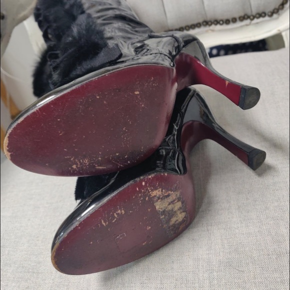 Authentic Louis Vuitton fur boots - Picture 8 of 10